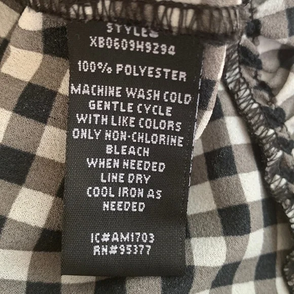 Sanctuary Gingham Off the Shoulder Blouse Size XS - Picture 6 of 7